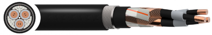 Semi-conducteur moyen standard de la classe 2 de la SWA du câble XLPE de la tension BS6622 11kv