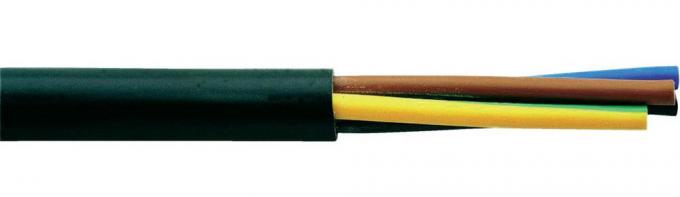 Câble de cuivre de conducteur de VDE0282 2Core 0.6mm, H05RR - câble flexible en caoutchouc de F