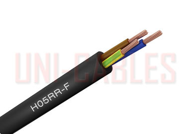 Chine Câble de cuivre de conducteur de VDE0282 2Core 0.6mm, H05RR - câble flexible en caoutchouc de F fournisseur