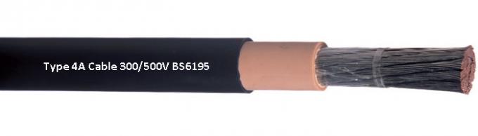 Type flexible en caoutchouc 4 résistance du câble BS6195 de câble de fil de bobine d'huile de la chaleur