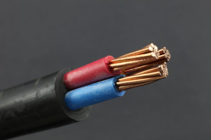 Construction standard d'en cuivre de PVC de noyaux du câble trois de basse tension du CEI de la classe 1 60502 - 1 aucun blindé