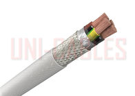 Chine 3 + 3 PVC résistant VFD EMC 2YSLCY de la classe 5 de câble d&#039;huile de la terre 10.2mm société
